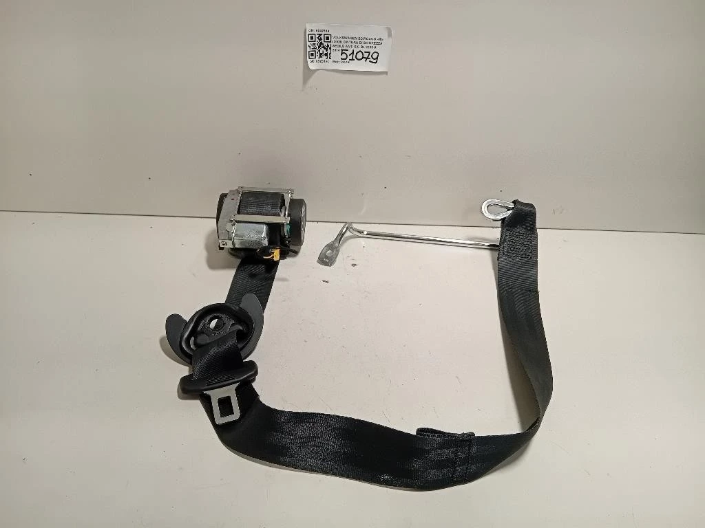 Cintura DI Sicurezza Sedile ANT SX 6047614 Volkswagen Scirocco III 2009