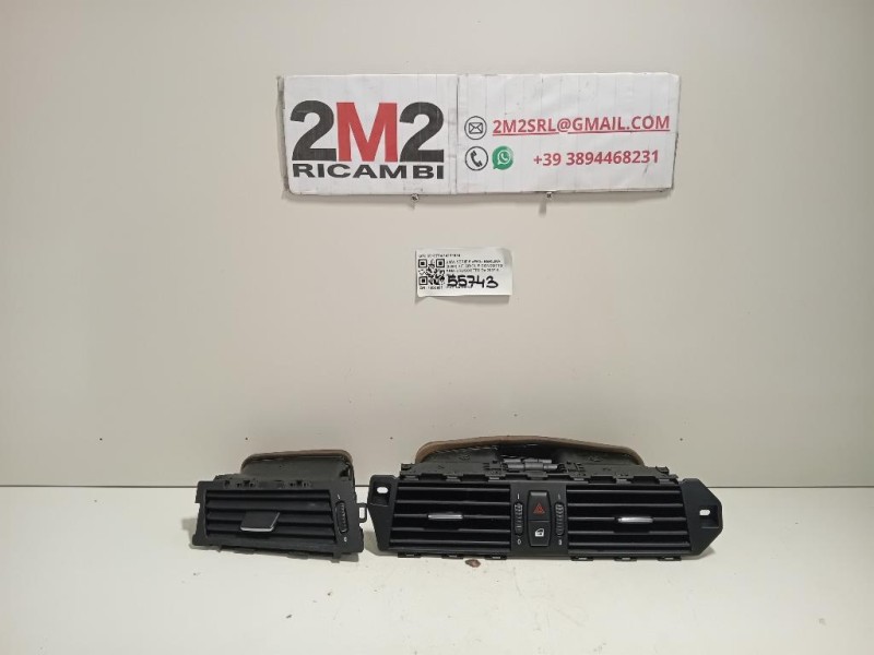 KIT Griglie Condotto ARIA Cruscotto 691073414121810 Bmw Serie 5 E60 Berlina 2004