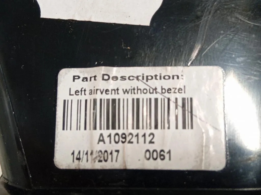 KIT Griglie Condotto ARIA Cruscotto A1092112 Citroen DS3 2016