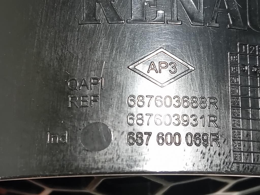 KIT Griglie Condotto ARIA Cruscotto 687603688R Dacia Duster II 2018