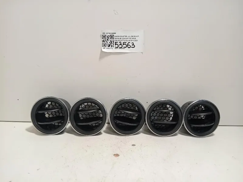 KIT Griglie Condotto ARIA Cruscotto 687603688R Dacia Duster II 2018