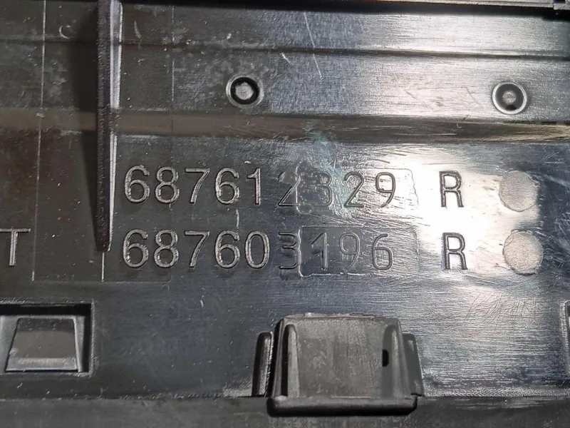 KIT Griglie Condotto ARIA Cruscotto 687612329R687612329R Dacia Duster II 2021