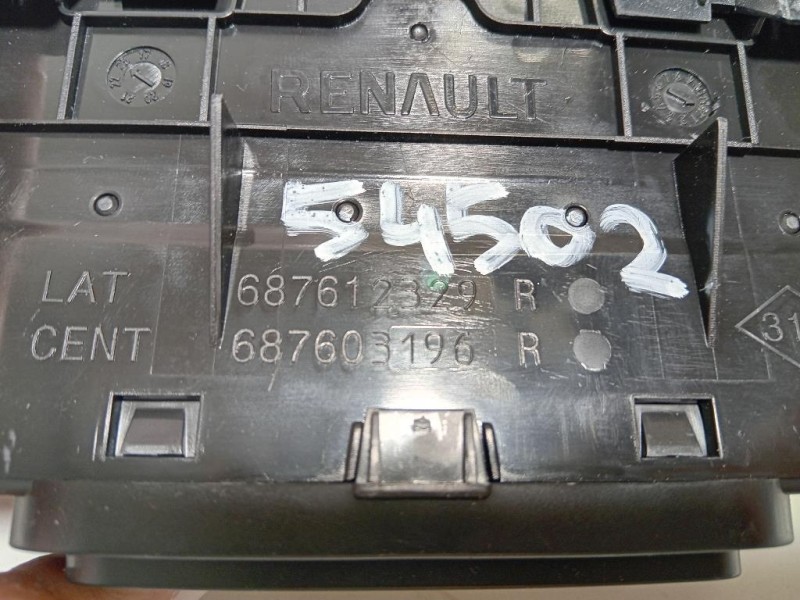 KIT Griglie Condotto ARIA Cruscotto 687612329R687612329R Dacia Duster II 2021