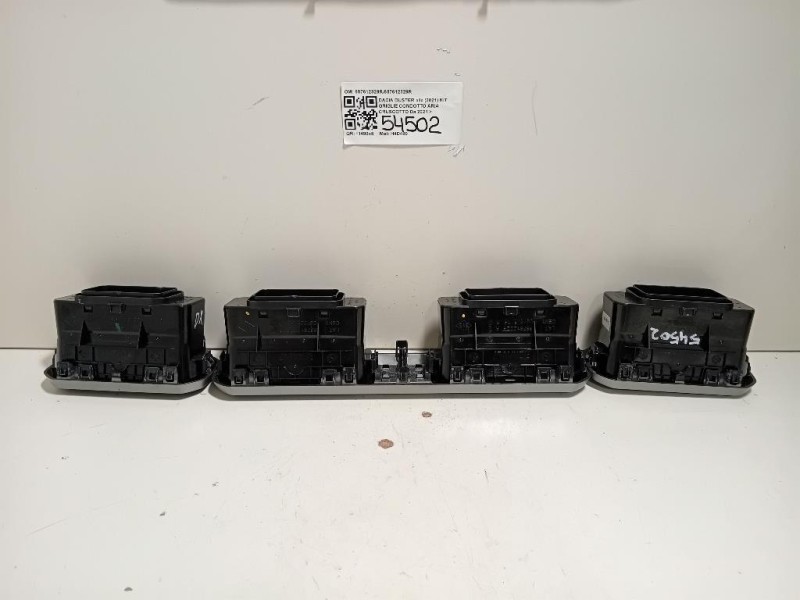 KIT Griglie Condotto ARIA Cruscotto 687612329R687612329R Dacia Duster II 2021