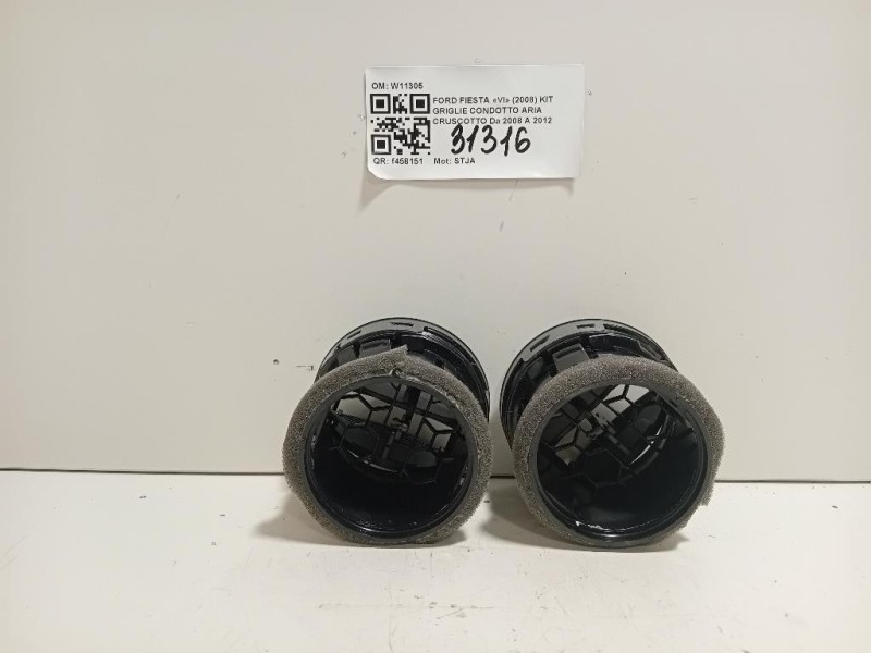 KIT Griglie Condotto ARIA Cruscotto W11305 Ford Fiesta VI 2008