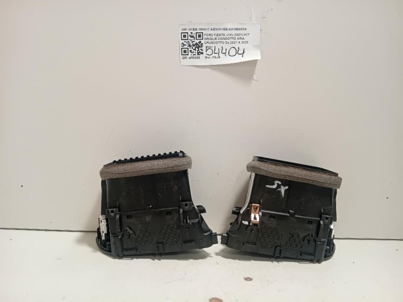 KIT Griglie Condotto ARIA Cruscotto H1BB-19K617-AEWH1BB-A018B0809 Ford Fiesta VII 2021