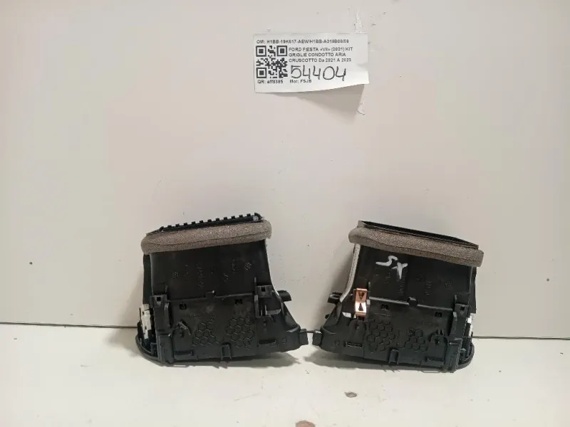 KIT Griglie Condotto ARIA Cruscotto H1BB-19K617-AEWH1BB-A018B0809 Ford Fiesta VII 2021