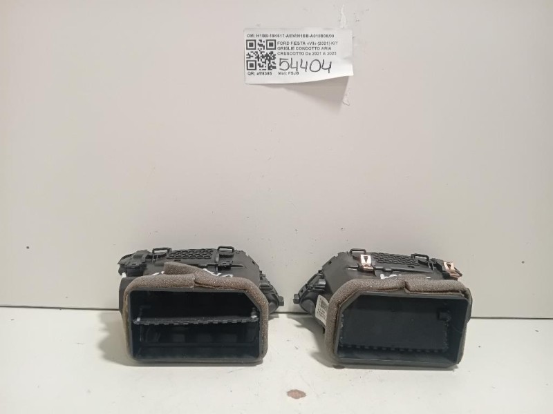 KIT Griglie Condotto ARIA Cruscotto H1BB-19K617-AEWH1BB-A018B0809 Ford Fiesta VII 2021