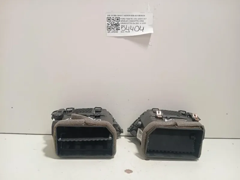 KIT Griglie Condotto ARIA Cruscotto H1BB-19K617-AEWH1BB-A018B0809 Ford Fiesta VII 2021