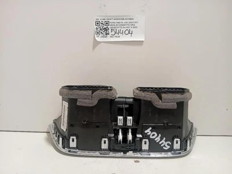 KIT Griglie Condotto ARIA Cruscotto H1BB-19K617-AEWH1BB-A018B0809 Ford Fiesta VII 2021