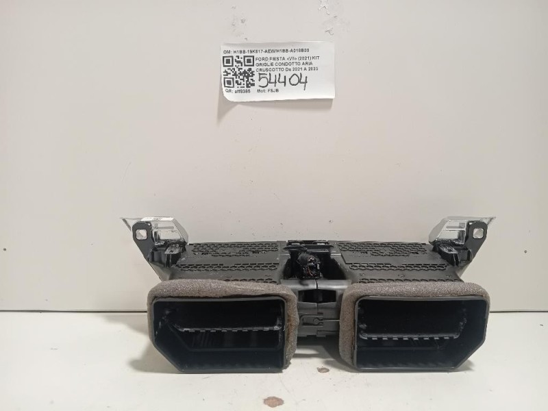 KIT Griglie Condotto ARIA Cruscotto H1BB-19K617-AEWH1BB-A018B0809 Ford Fiesta VII 2021