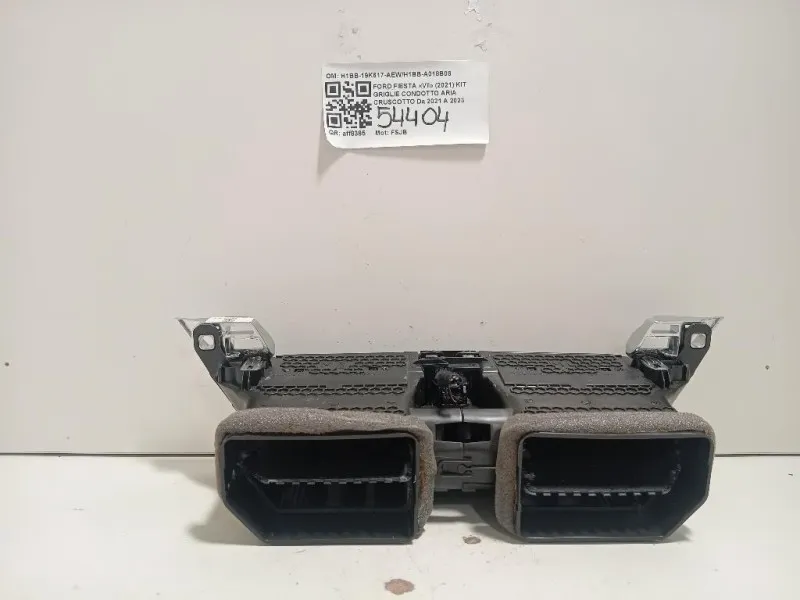 KIT Griglie Condotto ARIA Cruscotto H1BB-19K617-AEWH1BB-A018B0809 Ford Fiesta VII 2021