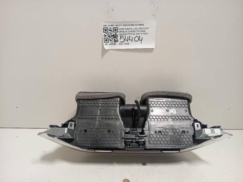 KIT Griglie Condotto ARIA Cruscotto H1BB-19K617-AEWH1BB-A018B0809 Ford Fiesta VII 2021