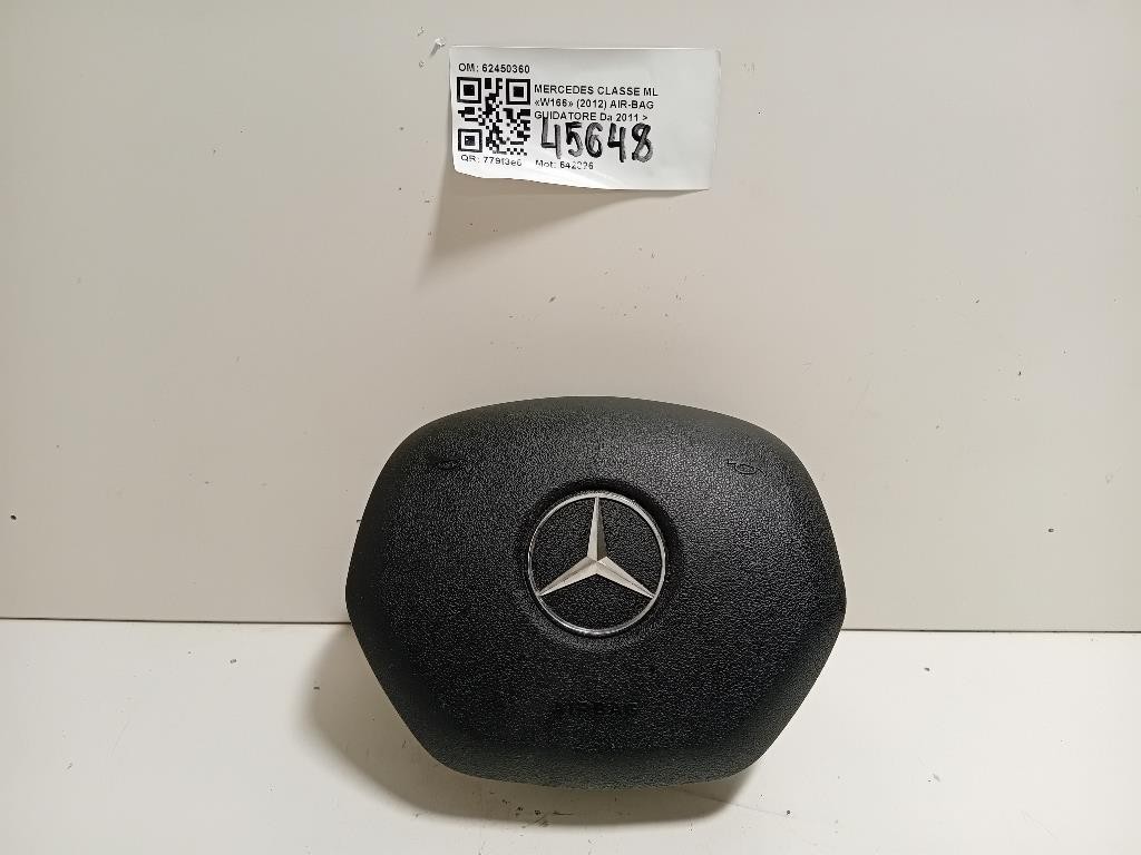 Air-bag Guidatore 62450360 Mercedes Classe ML W166 2012