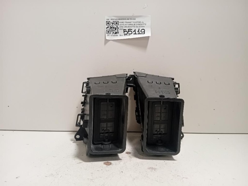 KIT Griglie Condotto ARIA Cruscotto JK21V018B09DH3JA6 DX+SX Ford Transit Custom I 2018