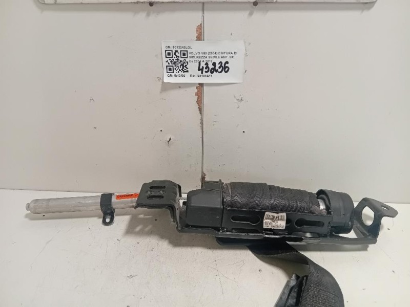 Cintura DI Sicurezza Sedile ANT SX 6012243LOL Volvo V50 2004