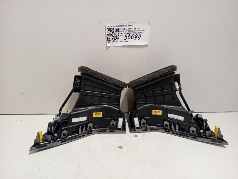 KIT Griglie Condotto ARIA Cruscotto 97420-2W00097410-2W000 Hyundai Santa FÉ IV 2015