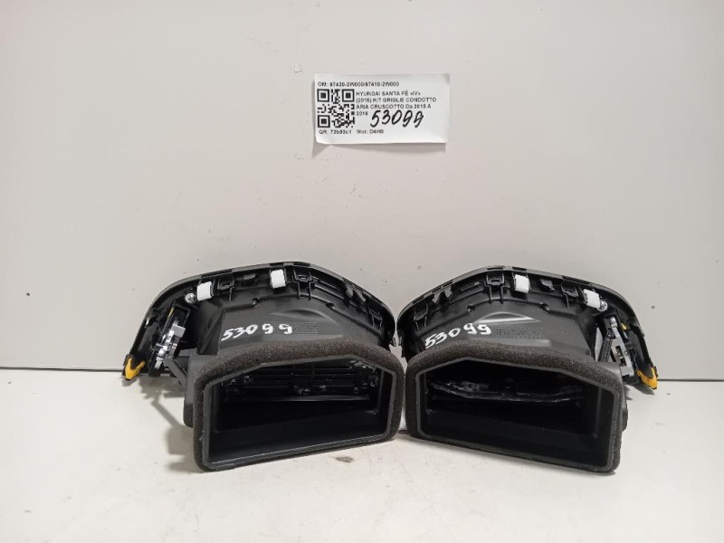 KIT Griglie Condotto ARIA Cruscotto 97420-2W00097410-2W000 Hyundai Santa FÉ IV 2015