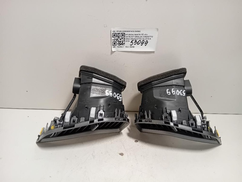 KIT Griglie Condotto ARIA Cruscotto 97420-2W00097410-2W000 Hyundai Santa FÉ IV 2015