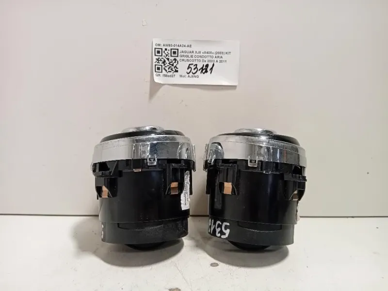 KIT Griglie Condotto ARIA Cruscotto AW93-014A24-AE Jaguar XJ8 X408 2003