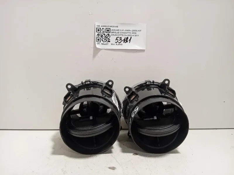 KIT Griglie Condotto ARIA Cruscotto AW93-014A24-AE Jaguar XJ8 X408 2003