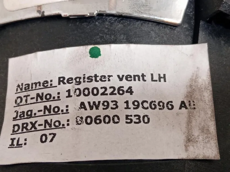 KIT Griglie Condotto ARIA Cruscotto AW93-19C893-AE Jaguar XJ8 X408 2003