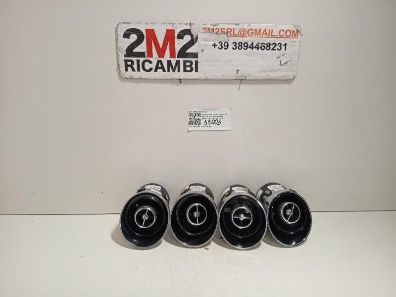 KIT Griglie Condotto ARIA Cruscotto AW93-19C893-AE Jaguar XJ8 X408 2003