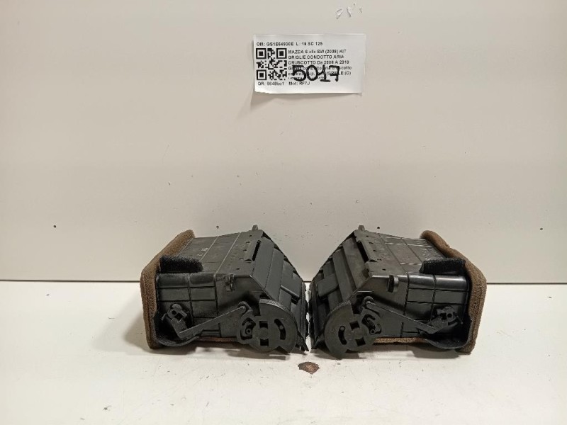 KIT Griglie Condotto ARIA Cruscotto GS1E64930E Mazda 6 II SW 2008