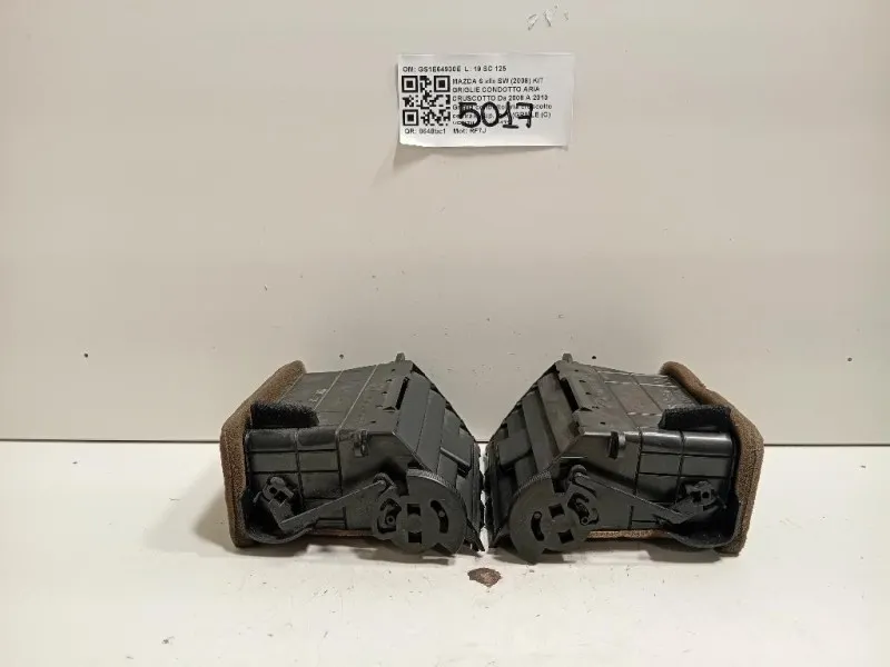 KIT Griglie Condotto ARIA Cruscotto GS1E64930E Mazda 6 II SW 2008