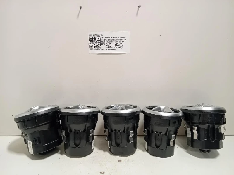 KIT Griglie Condotto ARIA Cruscotto A1768300754 Mercedes Classe A W176 2013