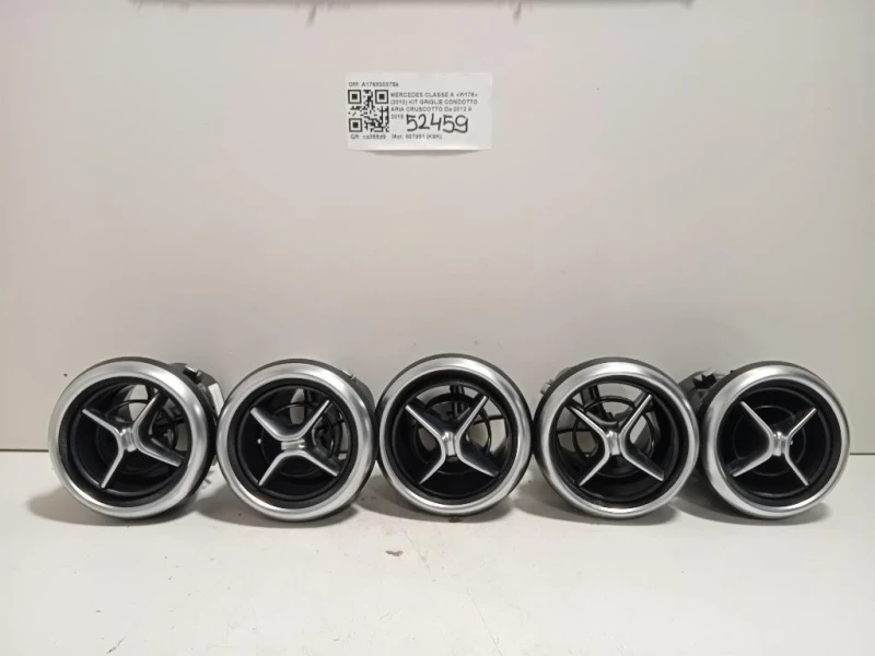 KIT Griglie Condotto ARIA Cruscotto A1768300754 Mercedes Classe A W176 2013