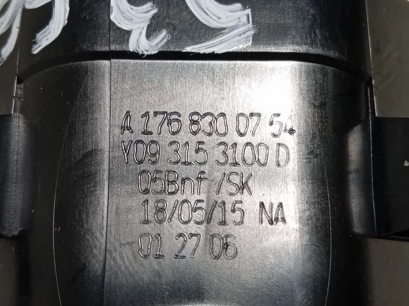 KIT Griglie Condotto ARIA Cruscotto A1768300354A1768300754 Mercedes Classe A W176 2015