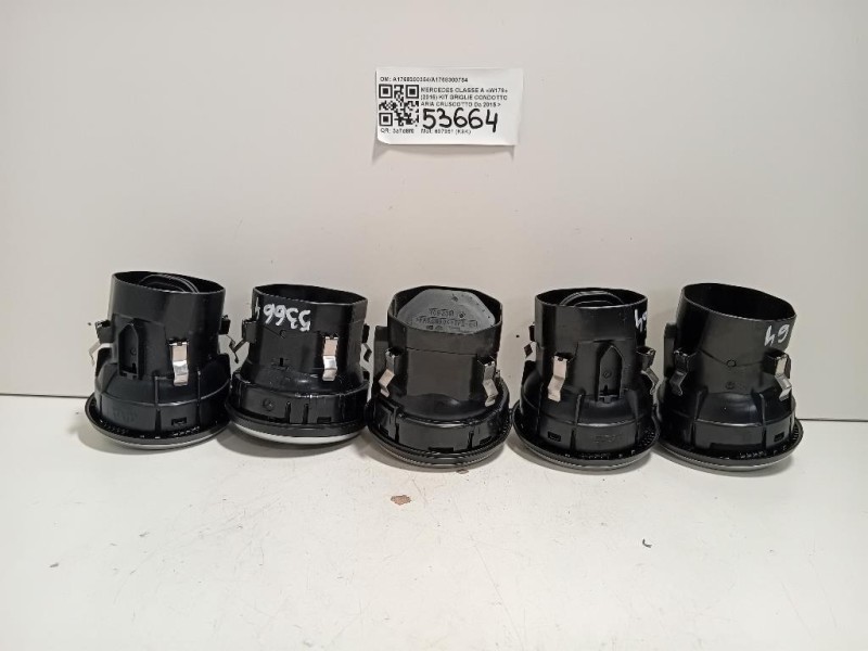 KIT Griglie Condotto ARIA Cruscotto A1768300354A1768300754 Mercedes Classe A W176 2015