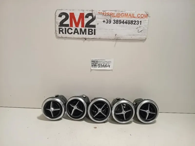 KIT Griglie Condotto ARIA Cruscotto A1768300354A1768300754 Mercedes Classe A W176 2015