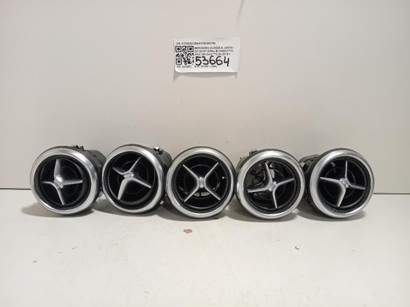 KIT Griglie Condotto ARIA Cruscotto A1768300354A1768300754 Mercedes Classe A W176 2015