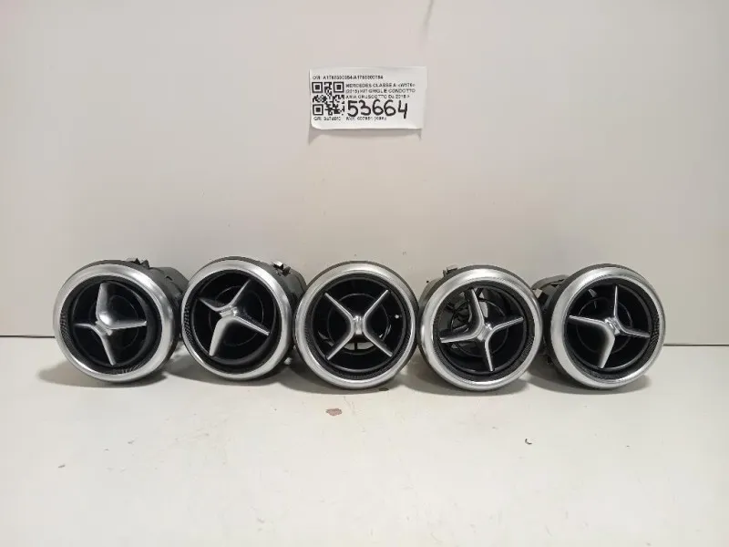 KIT Griglie Condotto ARIA Cruscotto A1768300354A1768300754 Mercedes Classe A W176 2015