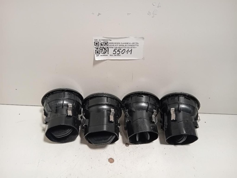 KIT Griglie Condotto ARIA Cruscotto A1758300754 Mercedes Classe A W176 2015