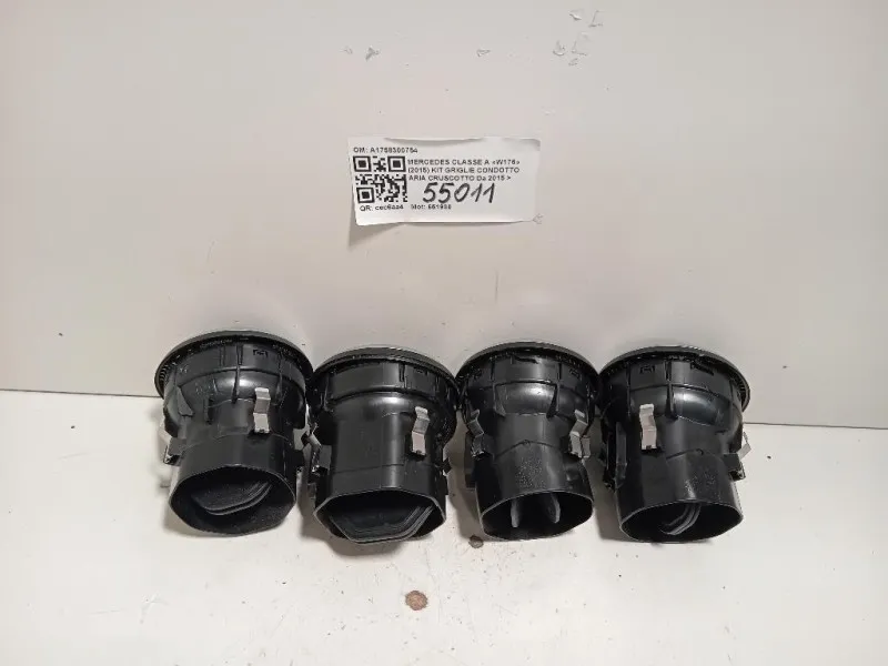 KIT Griglie Condotto ARIA Cruscotto A1758300754 Mercedes Classe A W176 2015