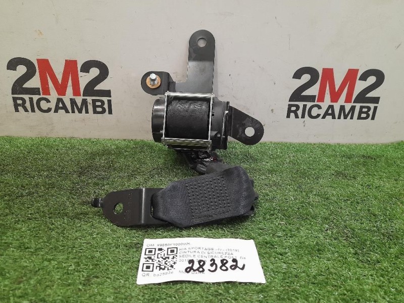 Cintura DI Sicurezza Sedile Centrale POST 89850F1000WK Kia Sportage IV 2018