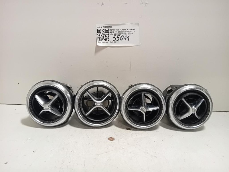 KIT Griglie Condotto ARIA Cruscotto A1758300754 Mercedes Classe A W176 2015