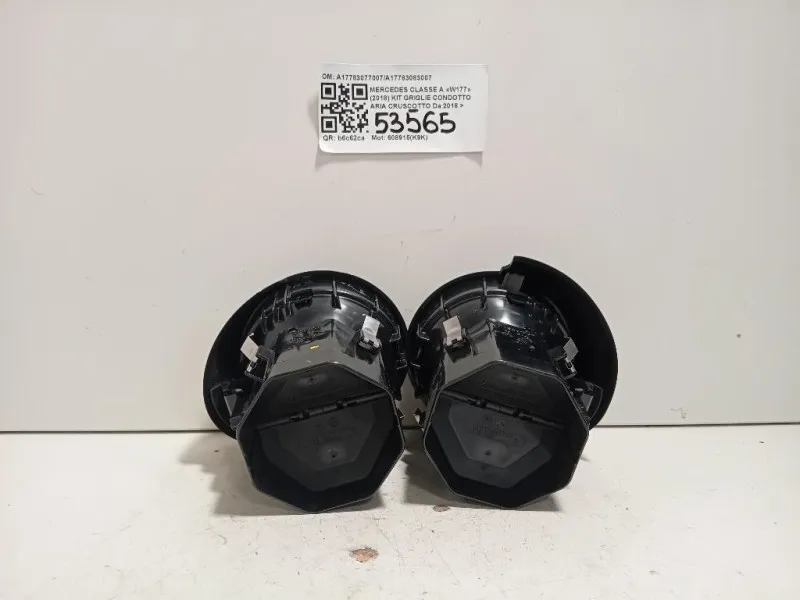 KIT Griglie Condotto ARIA Cruscotto A17783077007A17783083007 Mercedes Classe A W177 2018