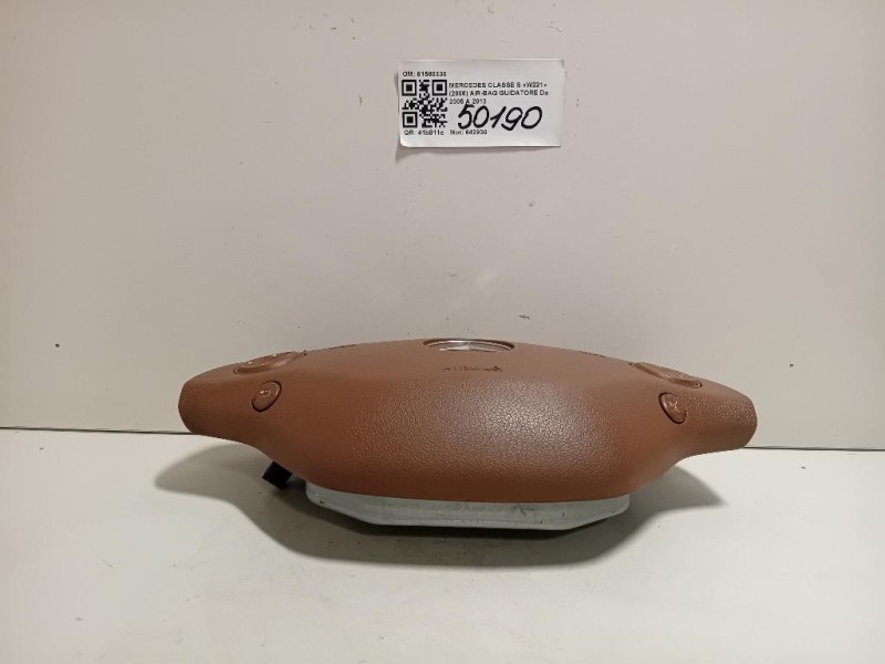 Air-bag Guidatore 61580330 Mercedes Classe S W221 2006