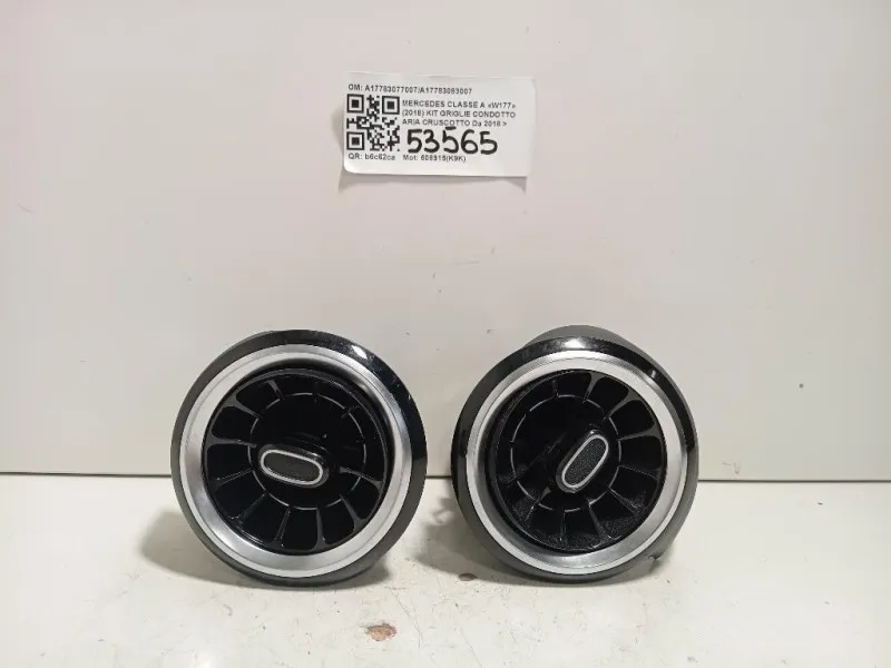 KIT Griglie Condotto ARIA Cruscotto A17783077007A17783083007 Mercedes Classe A W177 2018