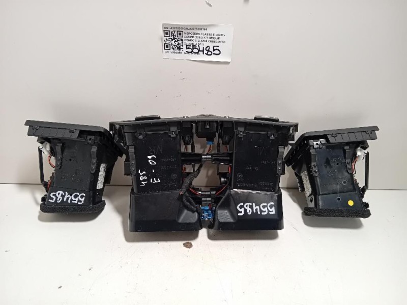 KIT Griglie Condotto ARIA Cruscotto A2078300054A2078300154 Mercedes Classe E C207 Coupé 2010