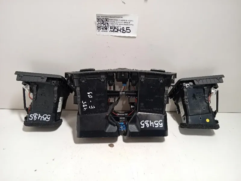 KIT Griglie Condotto ARIA Cruscotto A2078300054A2078300154 Mercedes Classe E C207 Coupé 2010