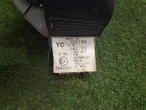 Cintura DI Sicurezza Sedile Centrale POST 7G5190 Toyota Yaris IV 2012