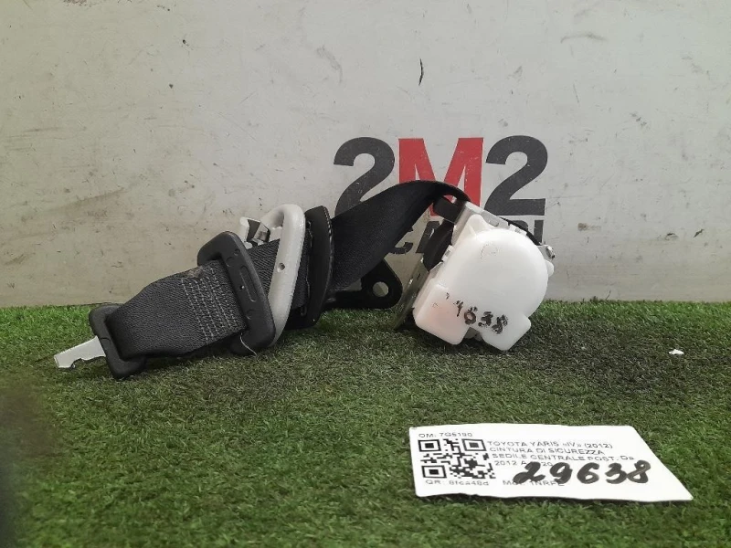 Cintura DI Sicurezza Sedile Centrale POST 7G5190 Toyota Yaris IV 2012