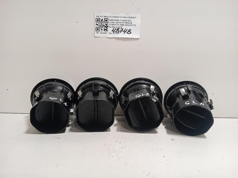 KIT Griglie Condotto ARIA Cruscotto A1568300054 PRESE DARIA Mercedes Classe GLA X156 2014