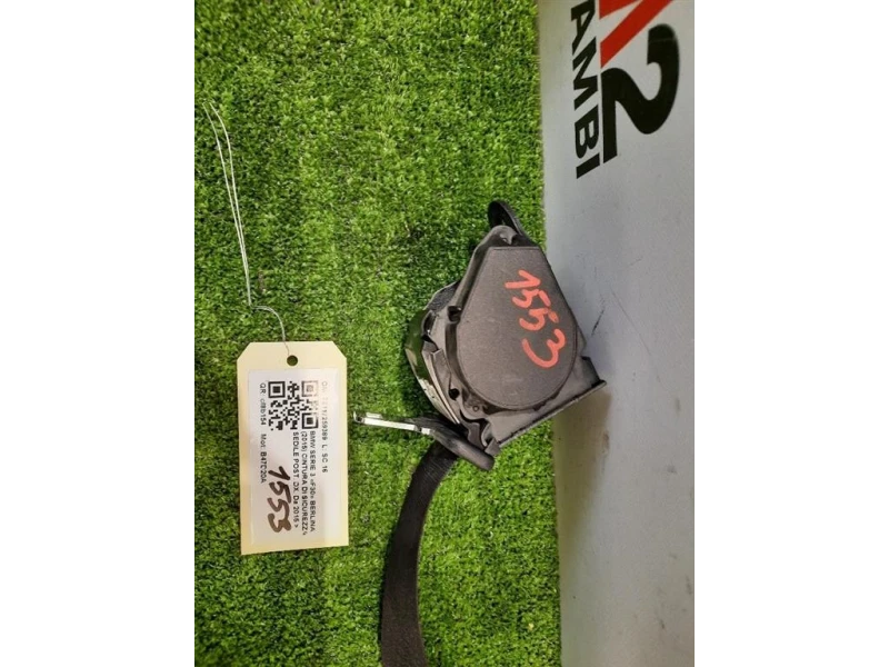 Cintura DI Sicurezza Sedile POST DX 72117259389 Bmw Serie 3 F30 Berlina 2015