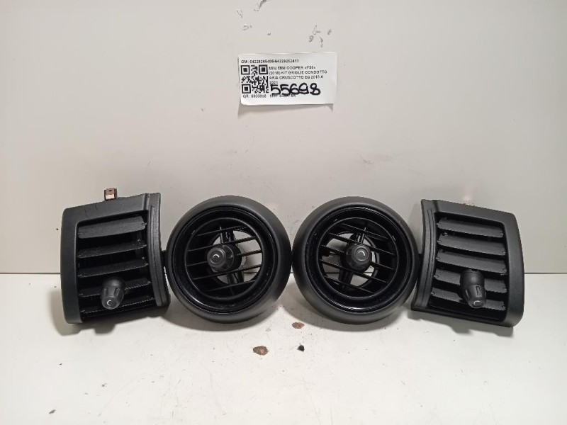 KIT Griglie Condotto ARIA Cruscotto 6422926540564229262413 Mini MINI Cooper F56 2018